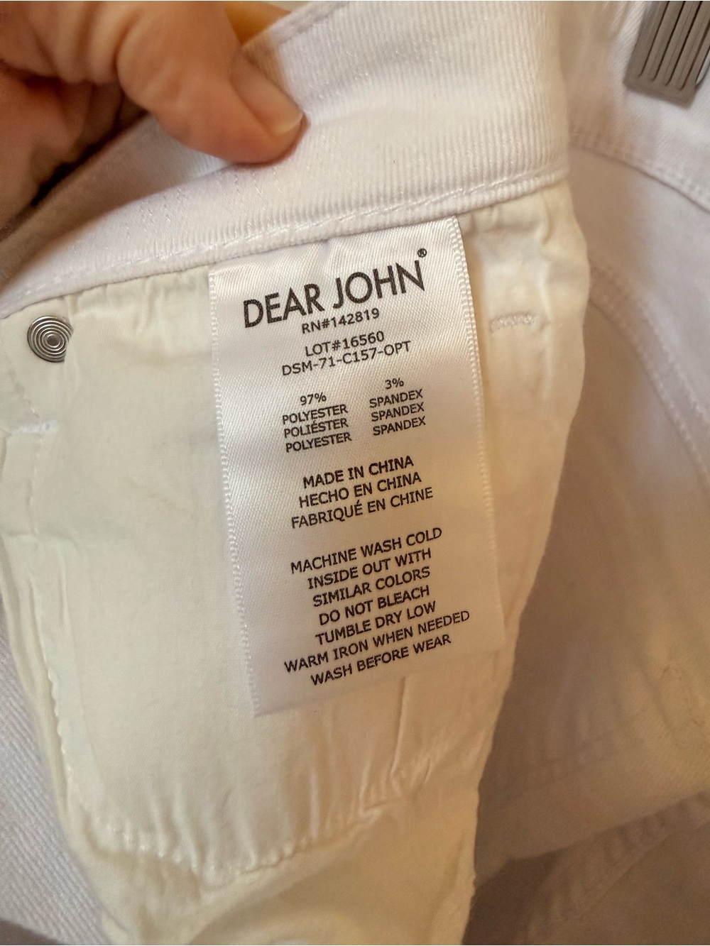 NWT Dear John Ava High Rise Denim Shorts White Cutoff Size 29 - Summer Must Have - Picture 5 of 8